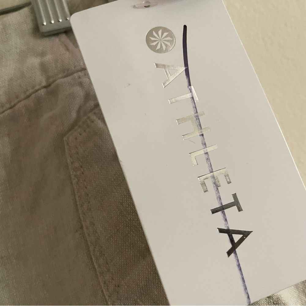 NWT Athleta Voyager linen pants size 10 - Picture 4 of 7